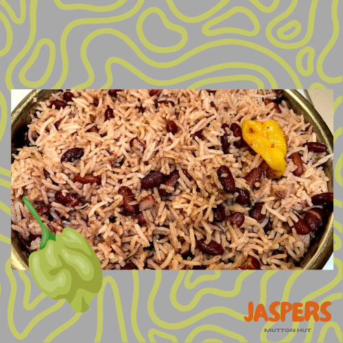 'Better than Yours' Rice n Peas - Jaspers Mutton Hut - Finest Jamaican Curries at Home